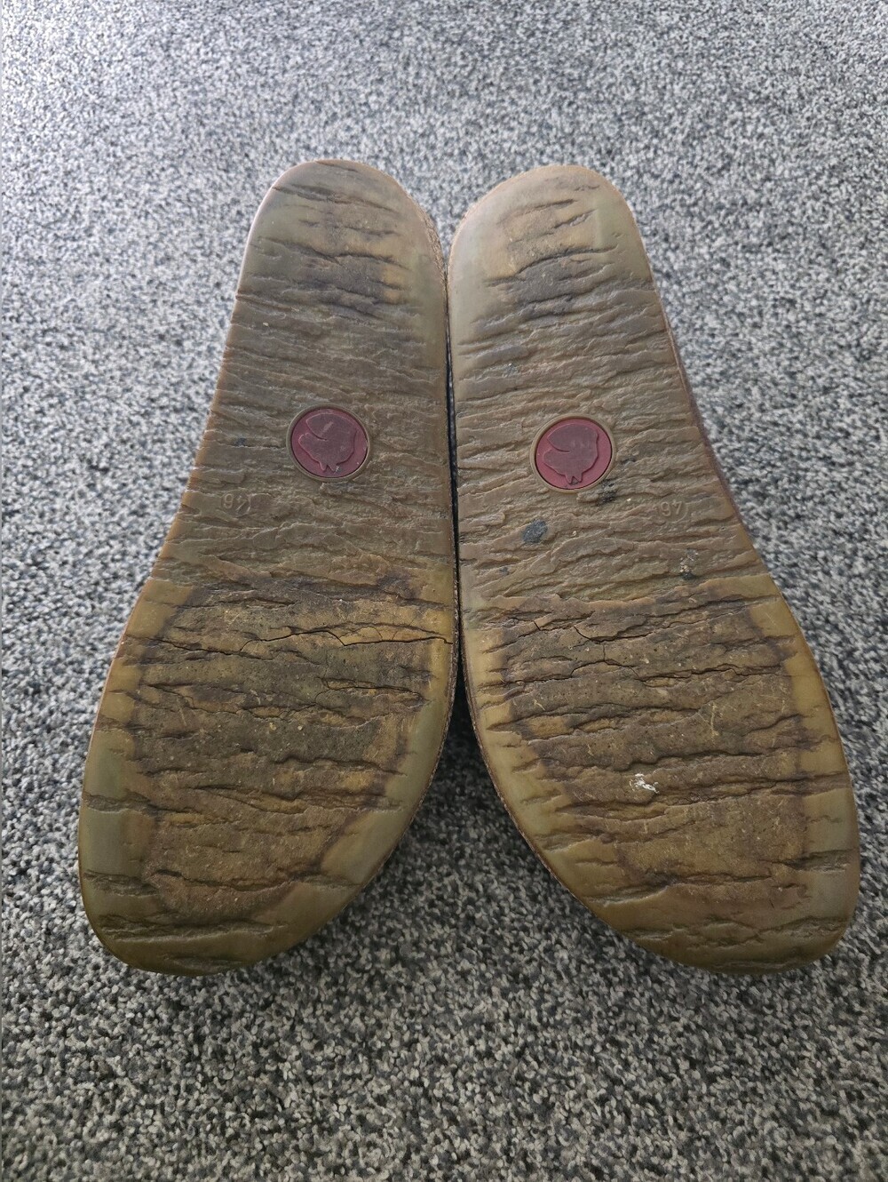 Haflinger Slip On Moccasins Brown men's size 12-13 (46) - Picture 2 of 5